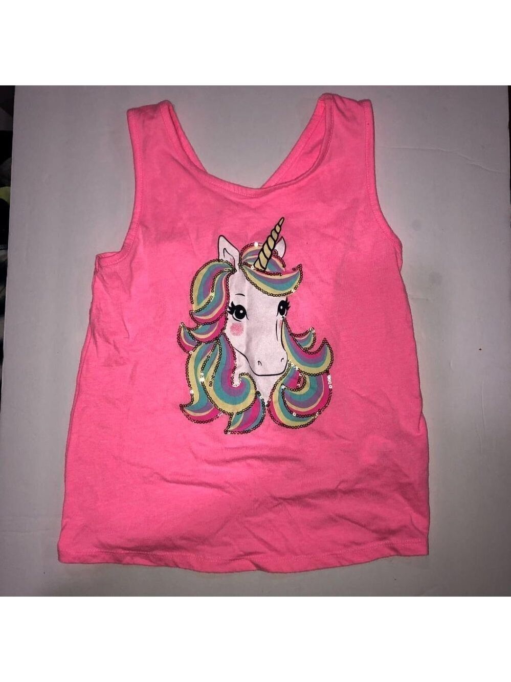 Euc Girl's Tommy Bahama Unicorn tank Size S